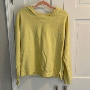 Neon yellow hoodie. Size XL